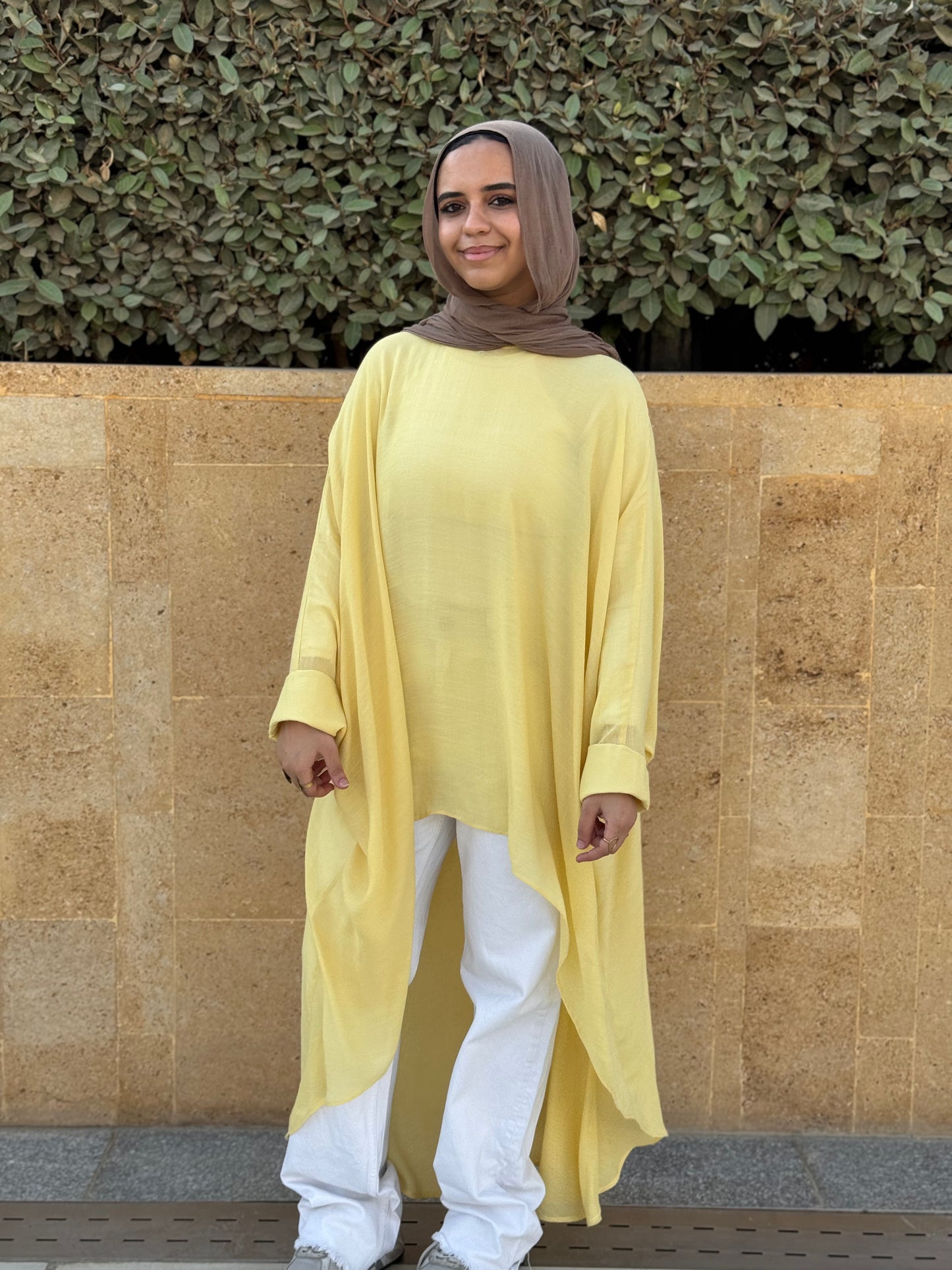 Nasaya bloom low-high top yellow