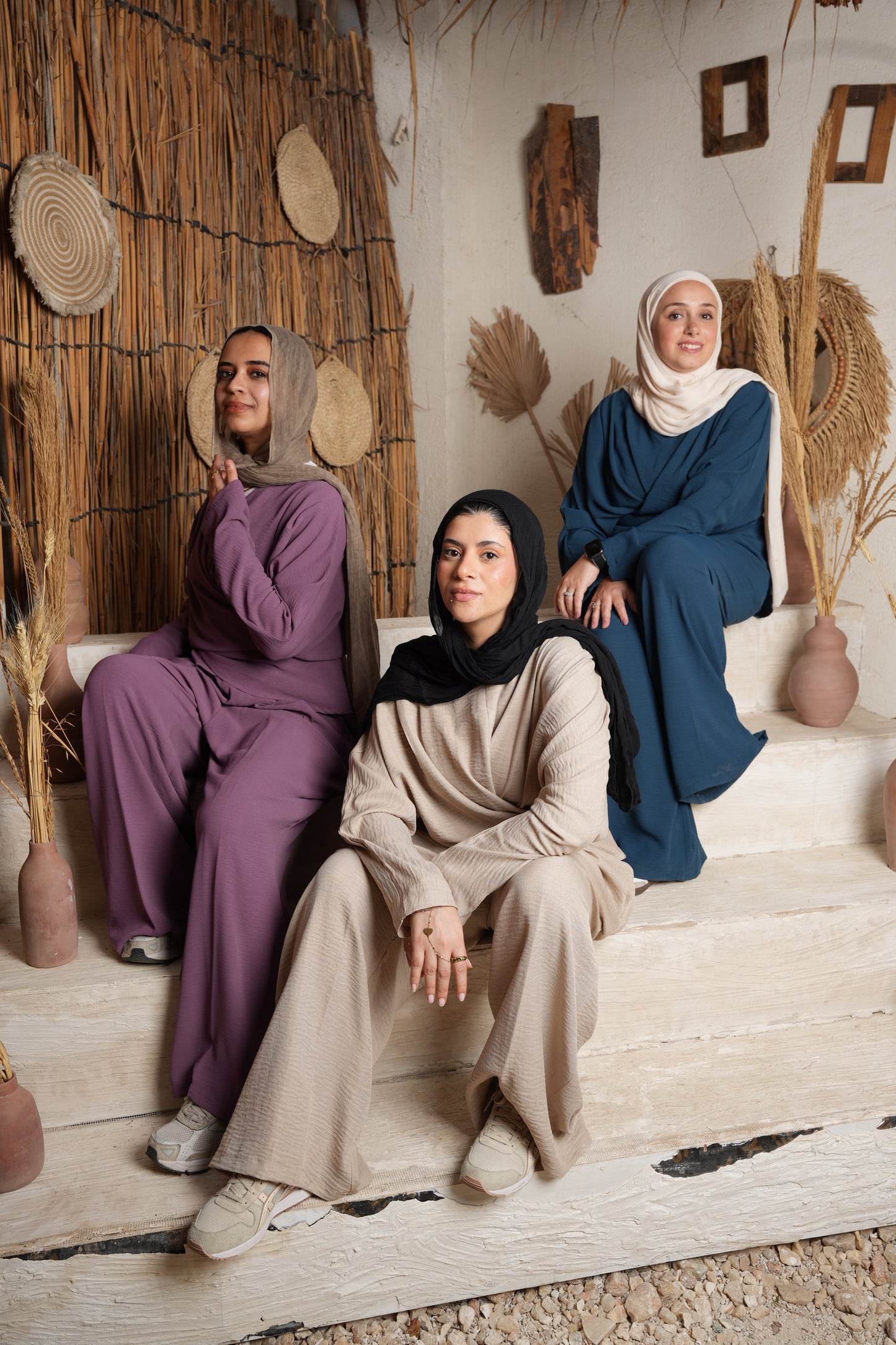 Nasaya Cross-wrap purple set