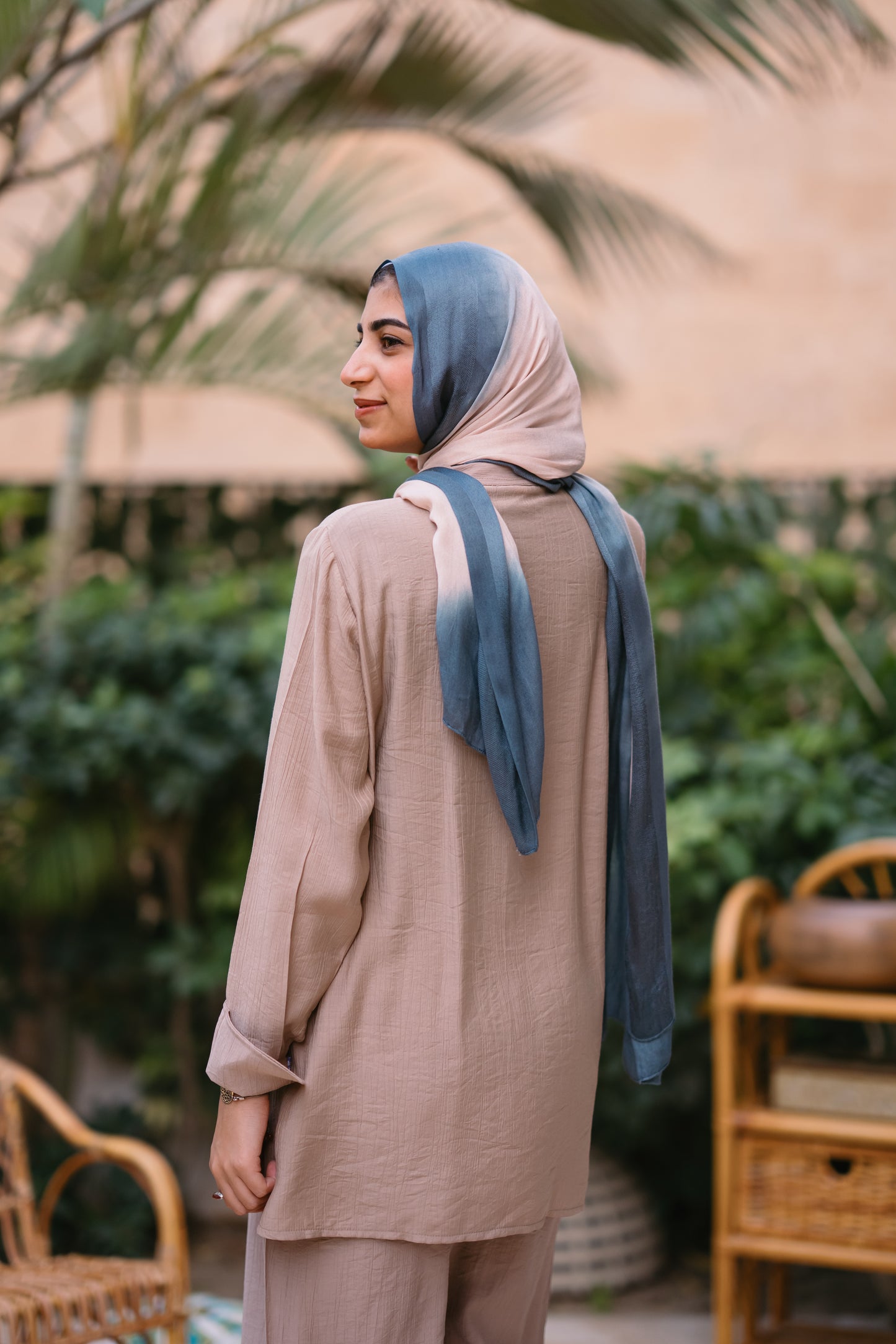 Nasaya baby cotton coffee set "pants & blouse"