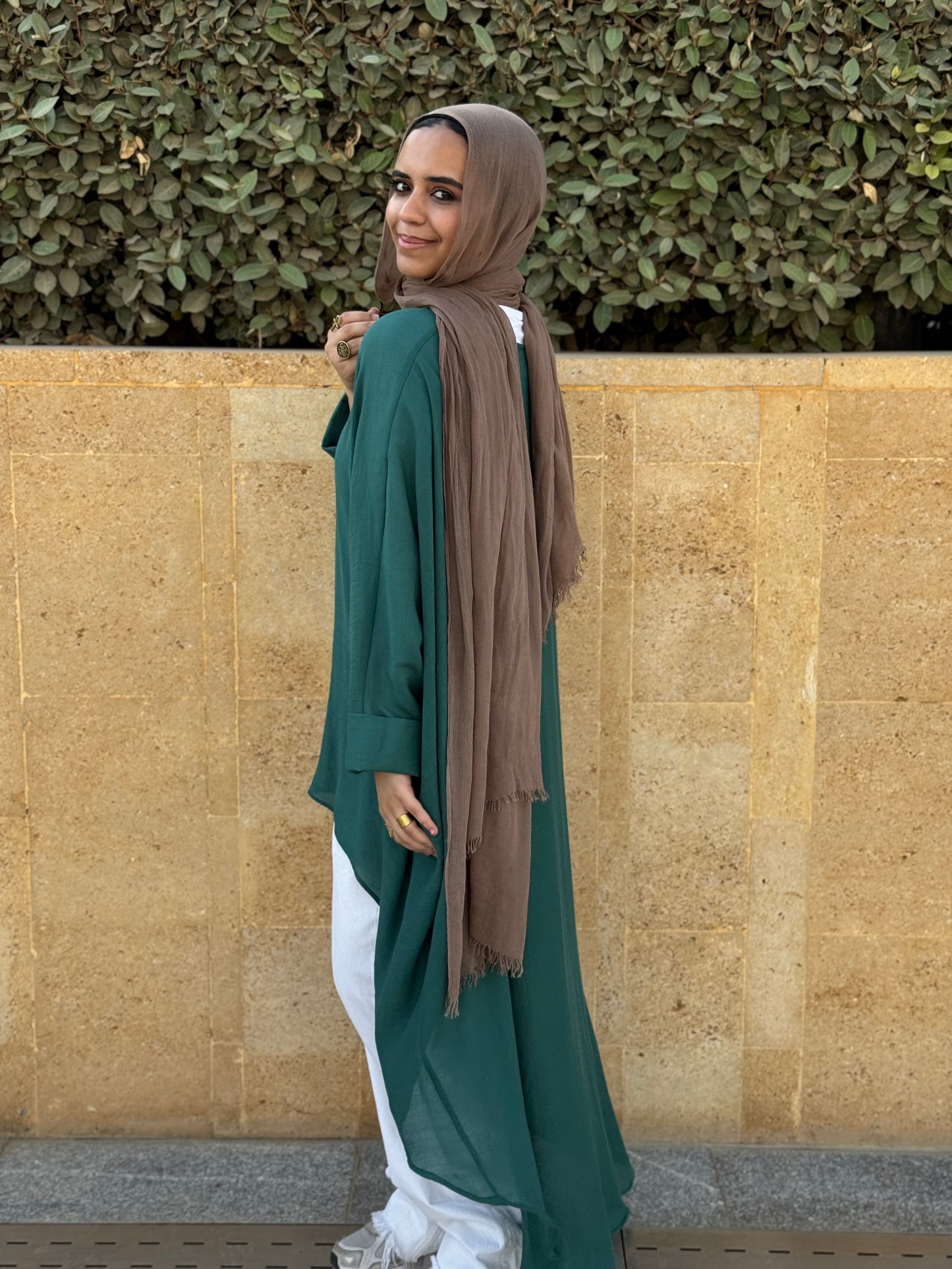 Nasaya bloom low-high top dark green