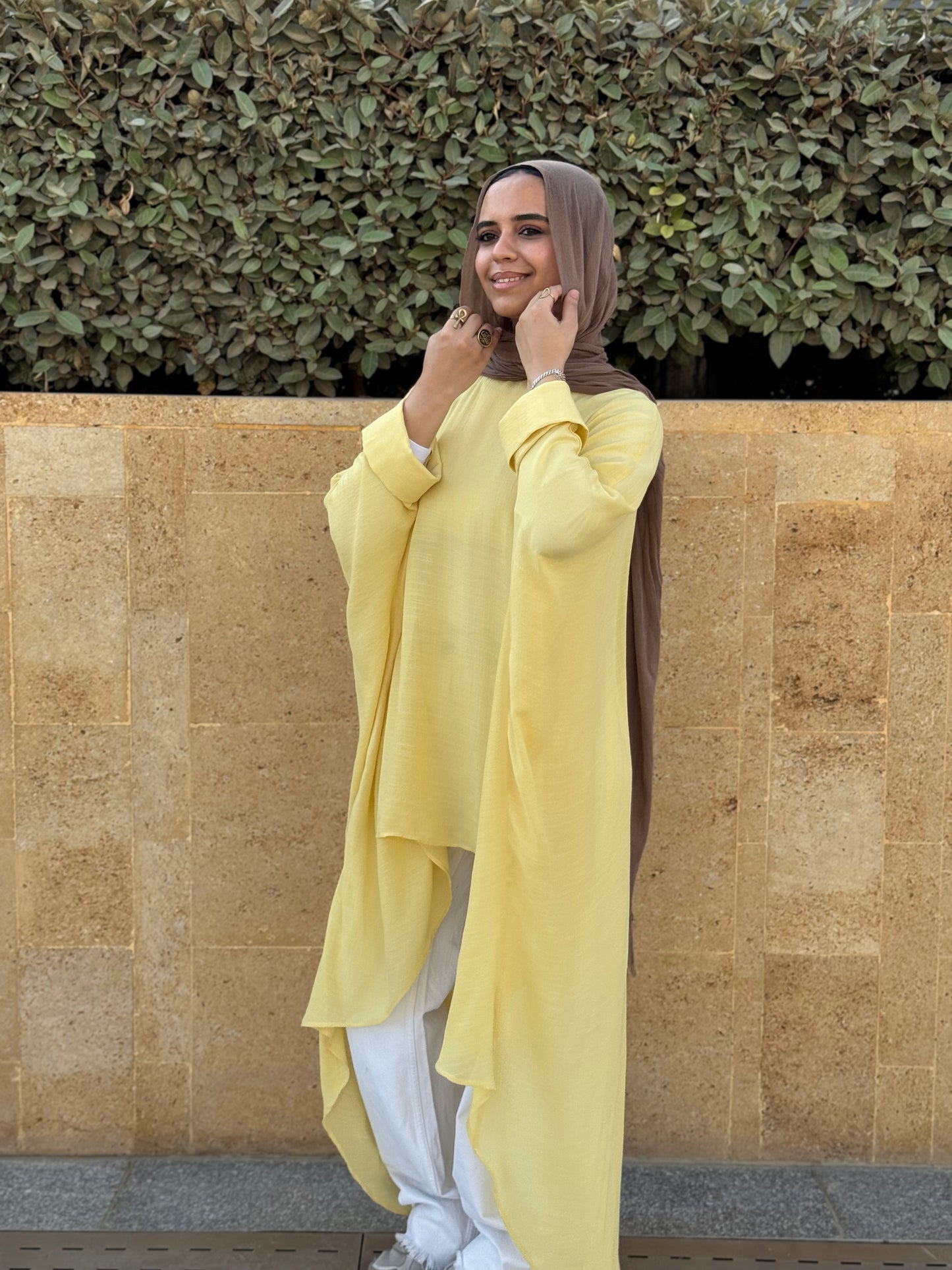 Nasaya bloom low-high top yellow