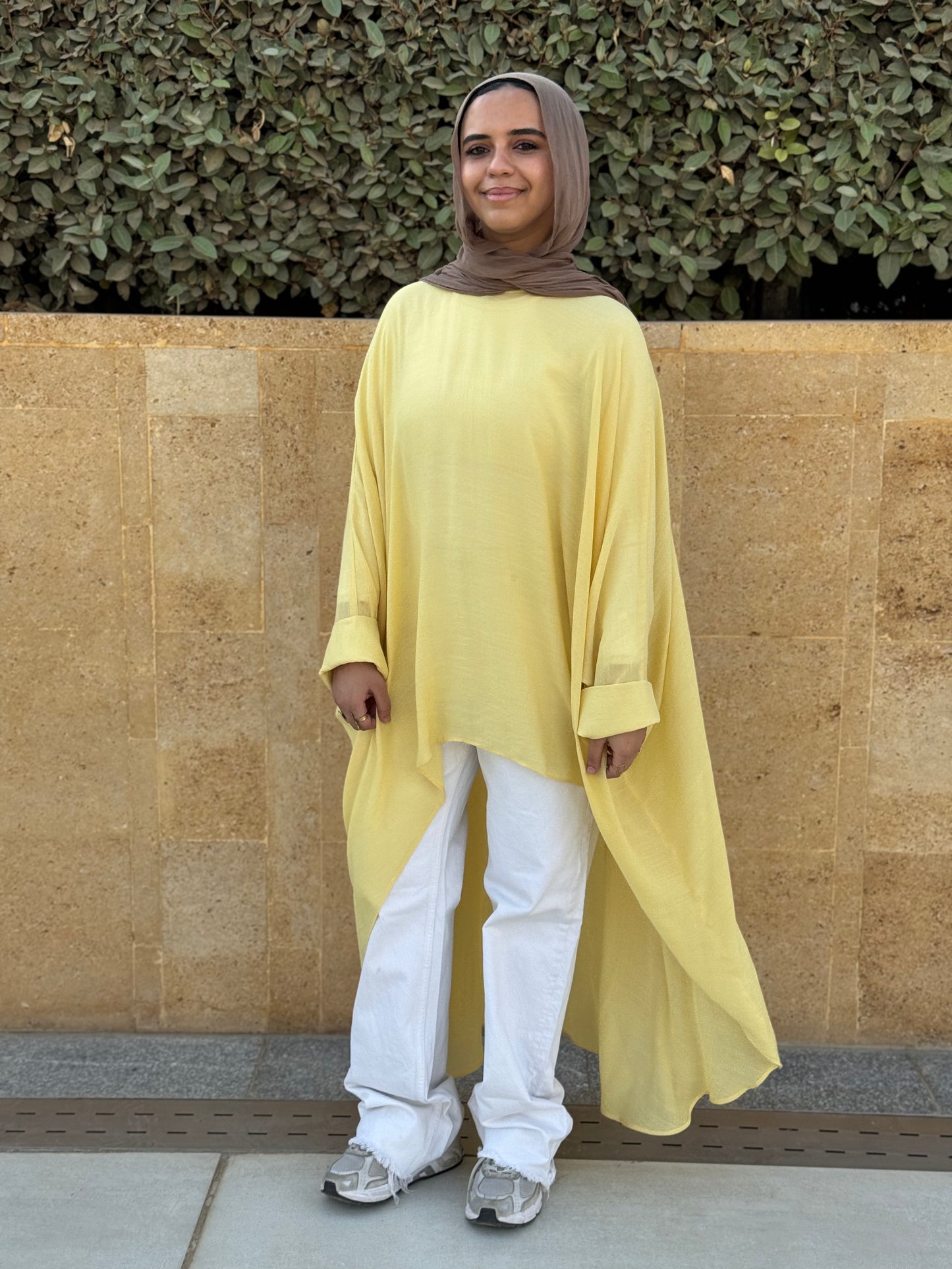 Nasaya bloom low-high top yellow