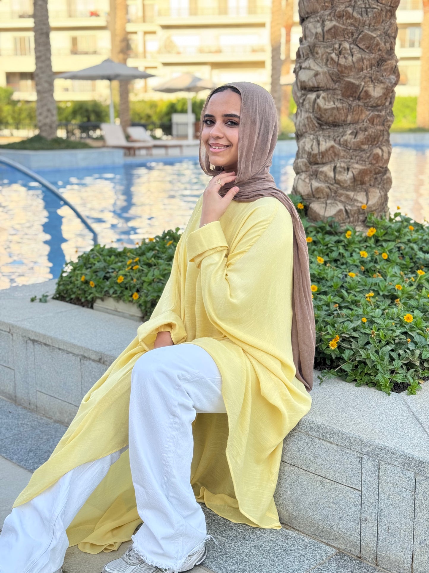 Nasaya bloom low-high top yellow