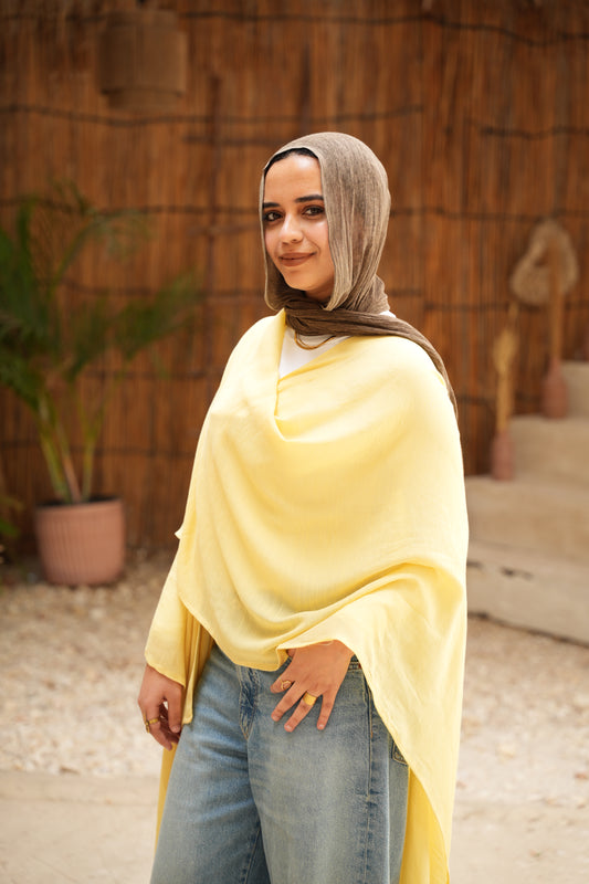 Nasaya Breeze yellow poncho
