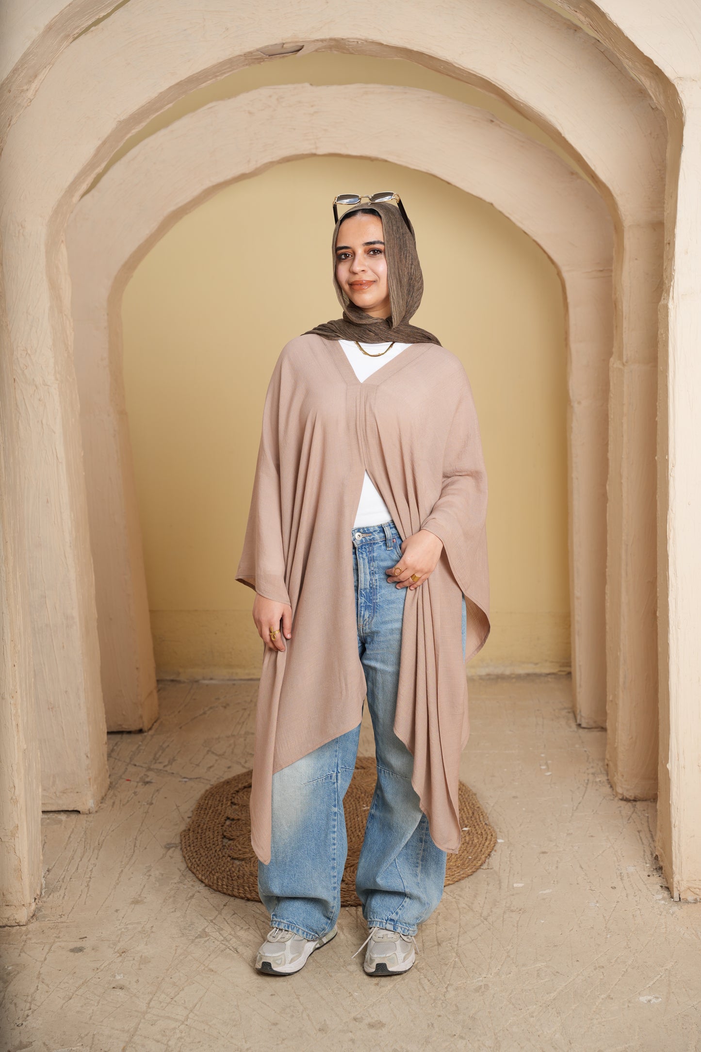 Nasaya Breeze Beige poncho