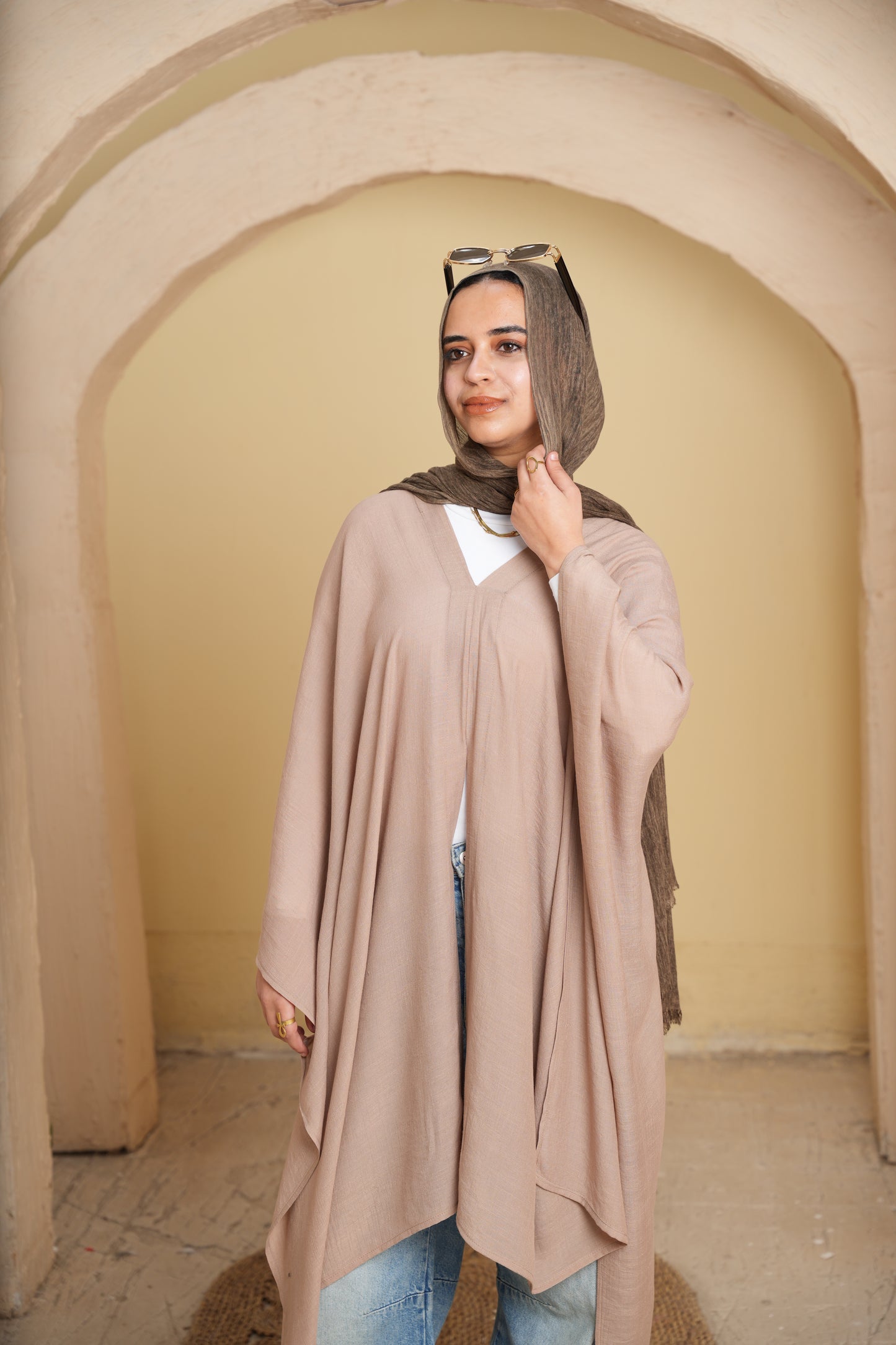 Nasaya Breeze Beige poncho