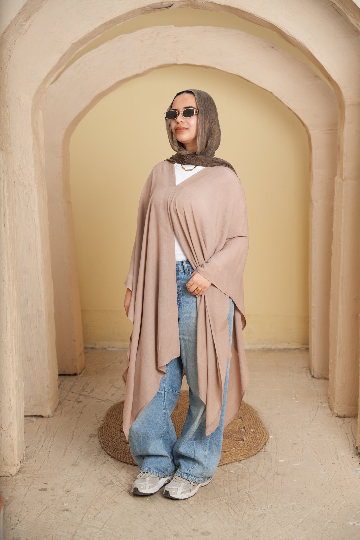 Nasaya Breeze Beige poncho