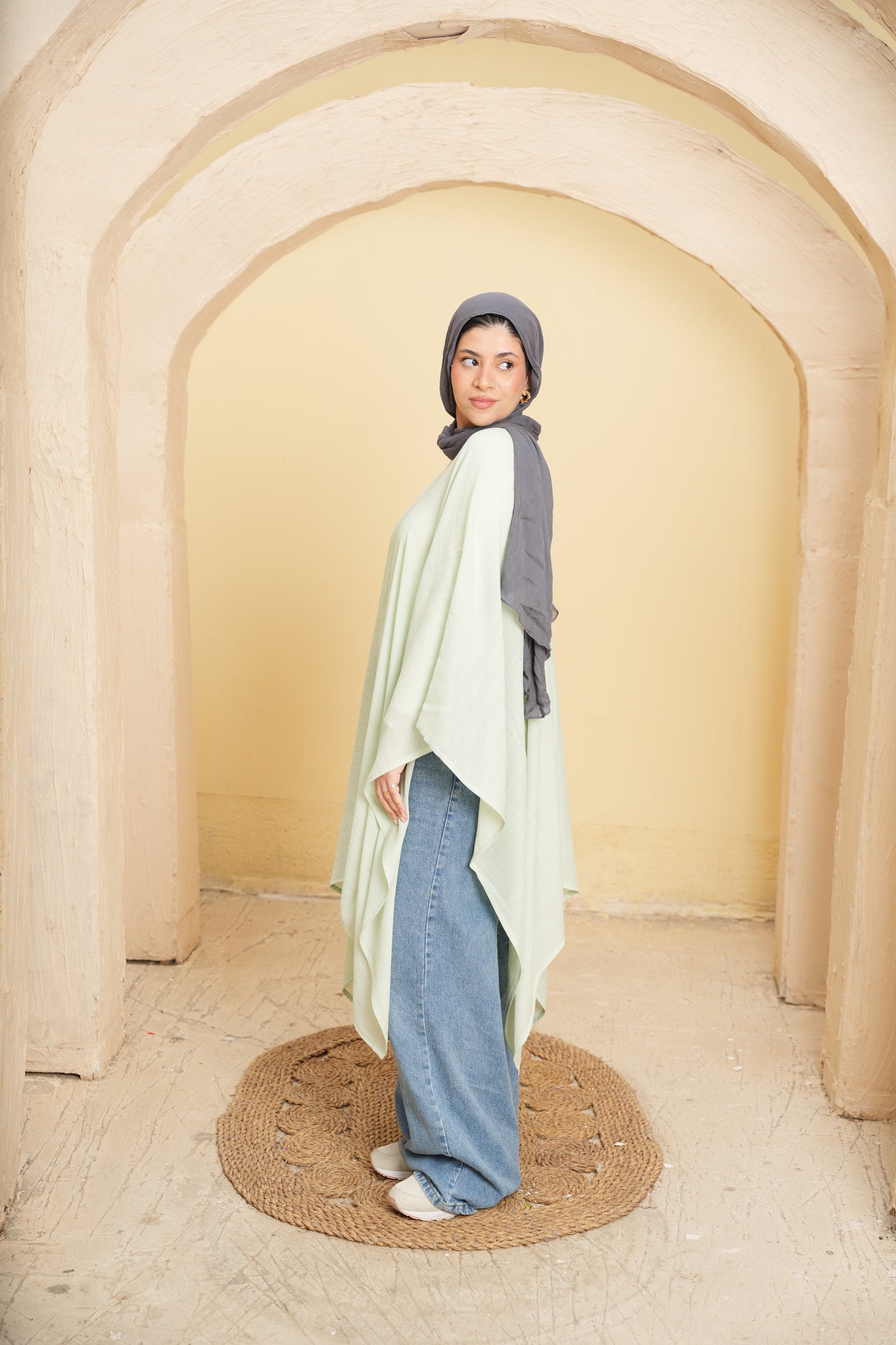 Nasaya Breeze Mint poncho