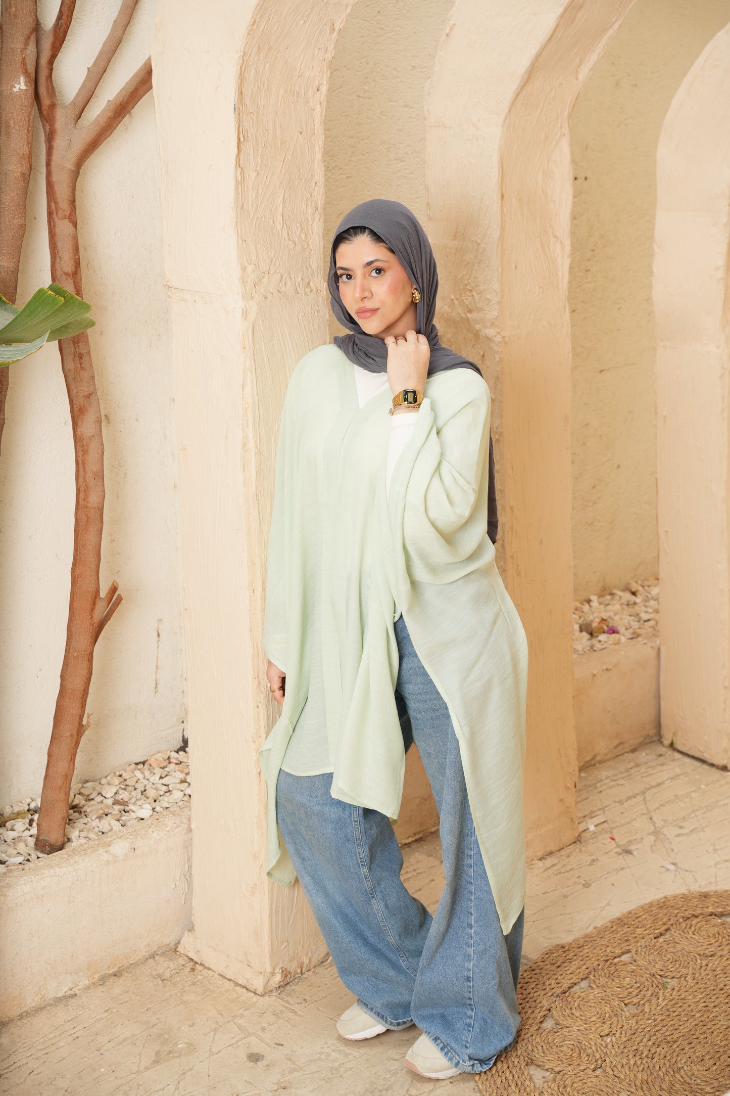 Nasaya Breeze Mint poncho