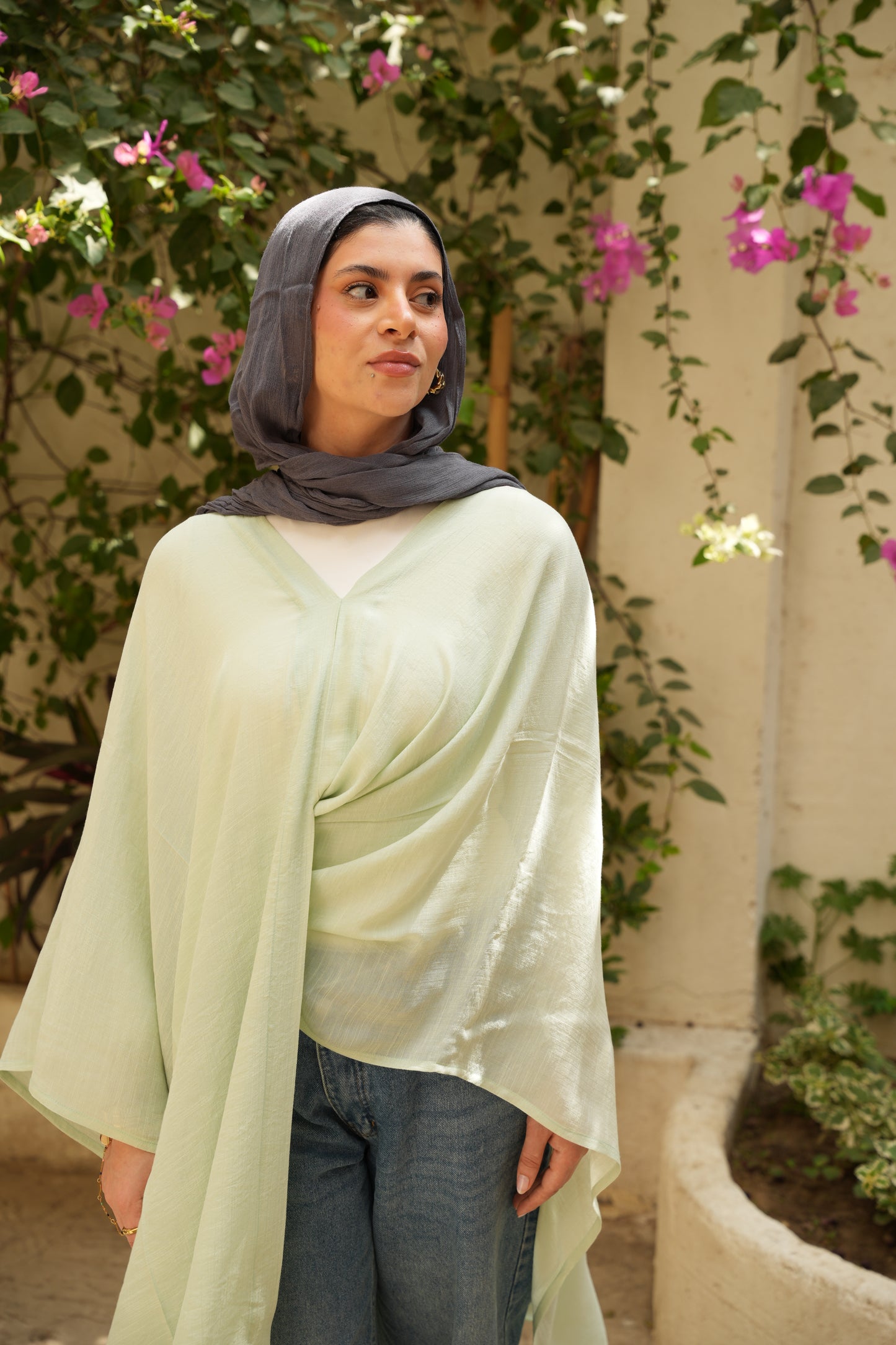 Nasaya Breeze Mint poncho