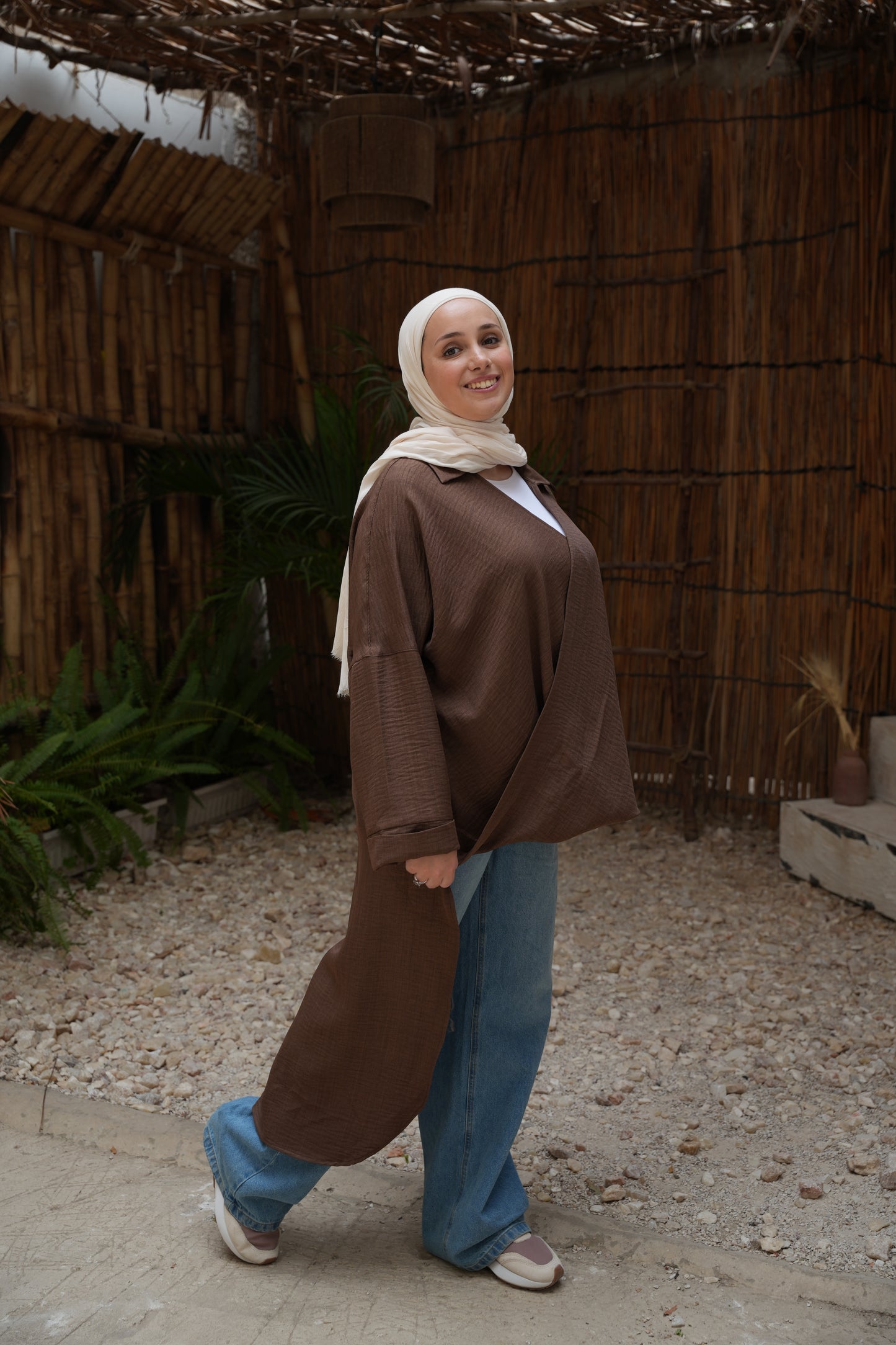 The Laila Brown blouse