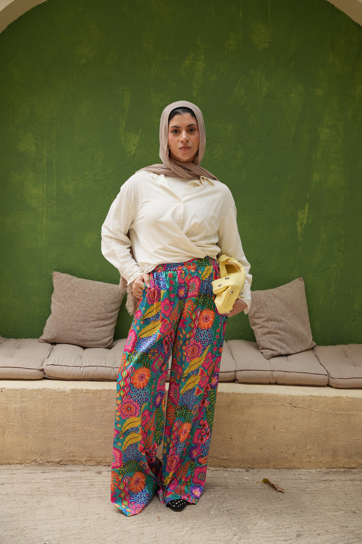 Nasaya Floral Satin pants