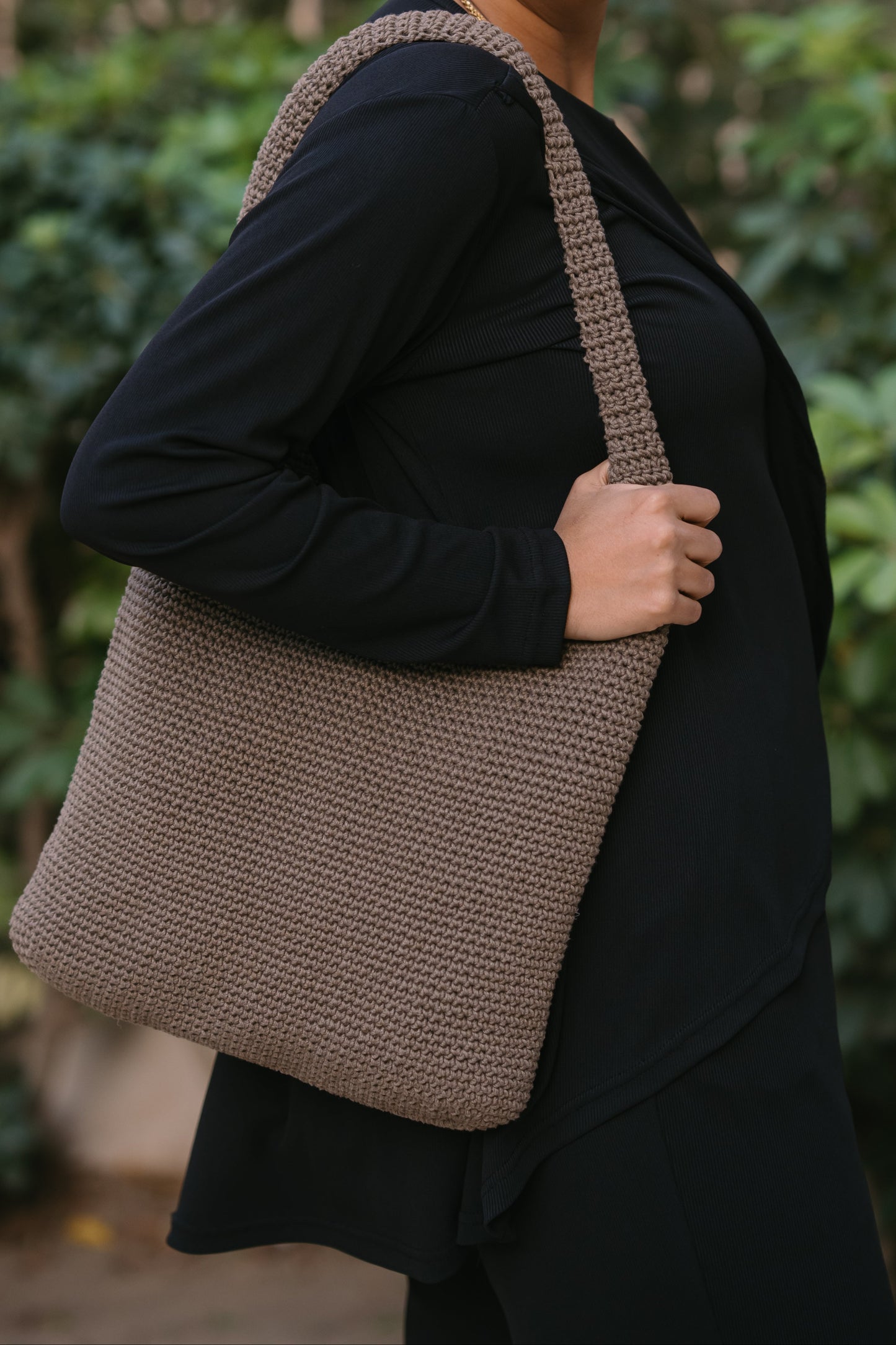 NASAYA Crochet basic coffee bag