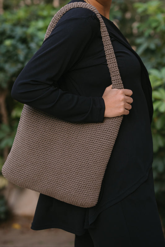 NASAYA Crochet basic coffee bag