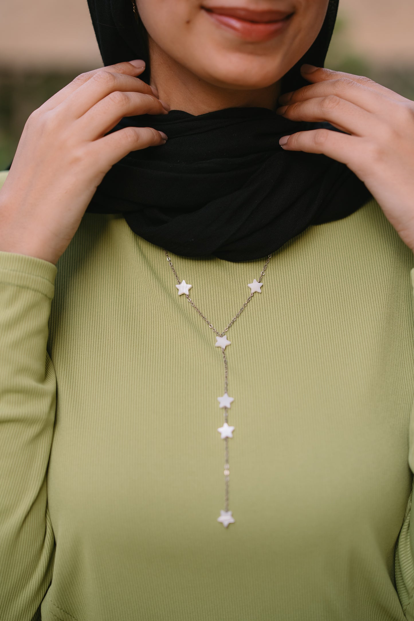 Nasaya soft breeze neon green ribbed blouse