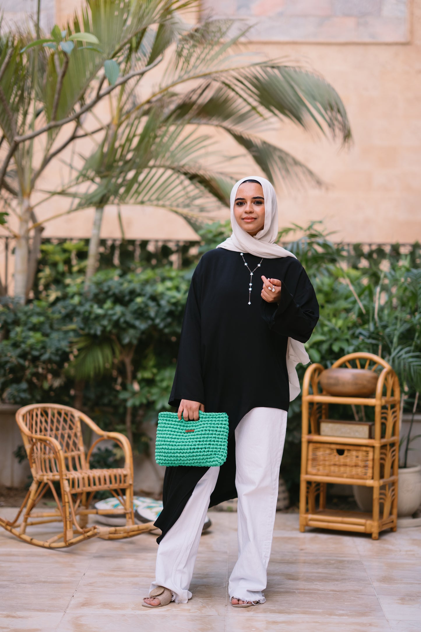 Nasaya whisper Black oversize cotton dress