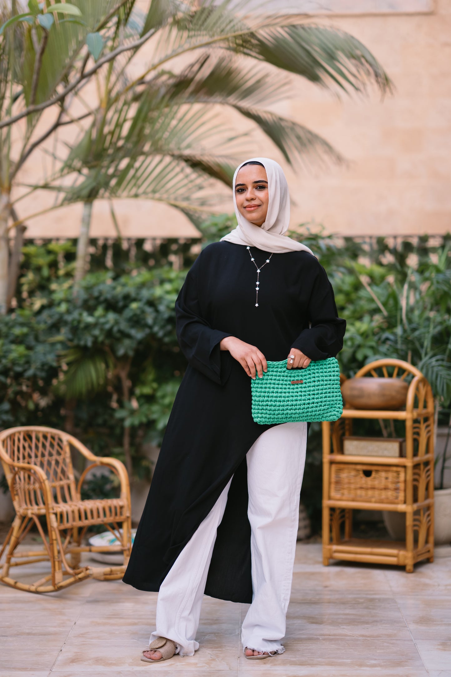 Nasaya whisper Black oversize cotton dress