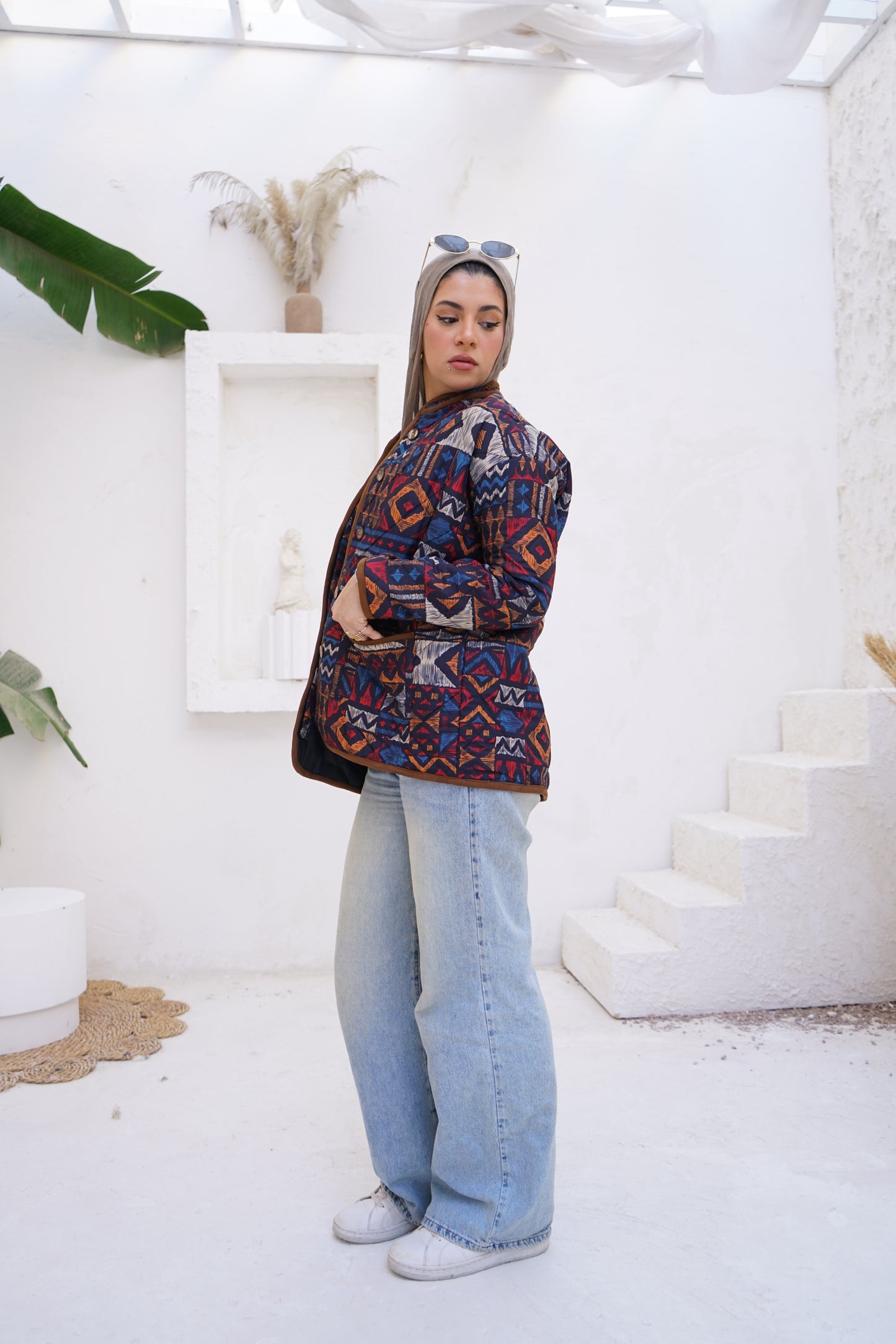 Nasaya Silva dark mixed colors Jacket