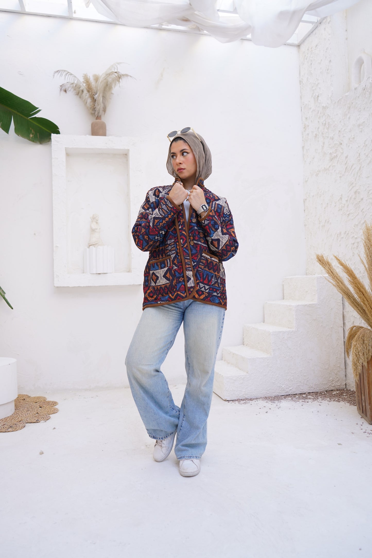 Nasaya Silva dark mixed colors Jacket