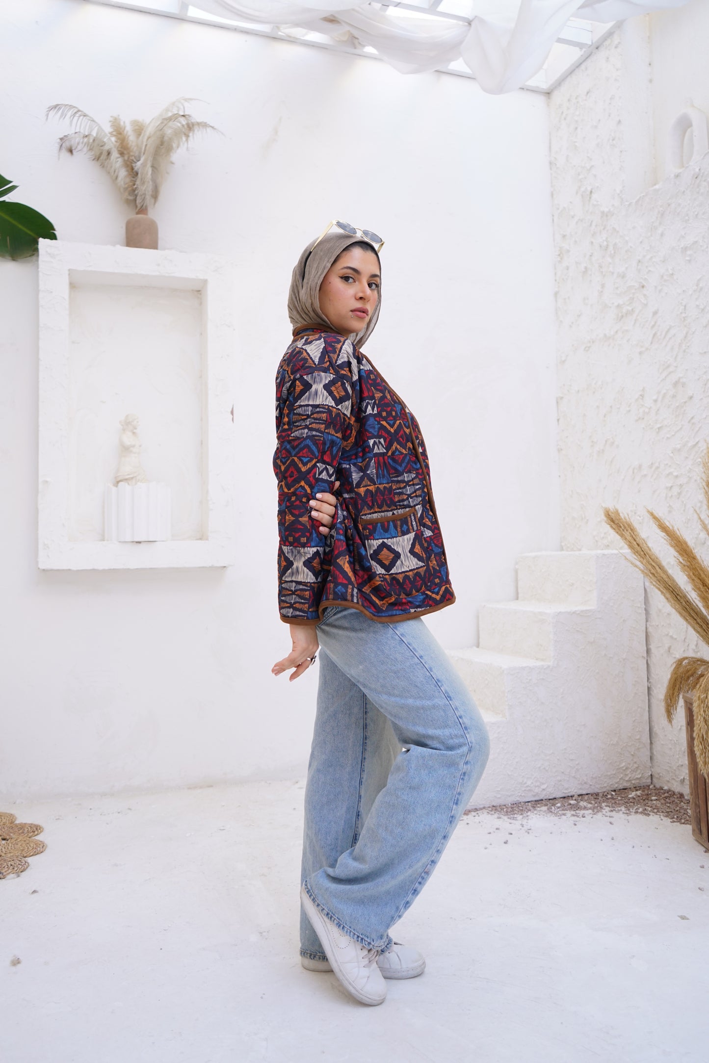 Nasaya Silva dark mixed colors Jacket