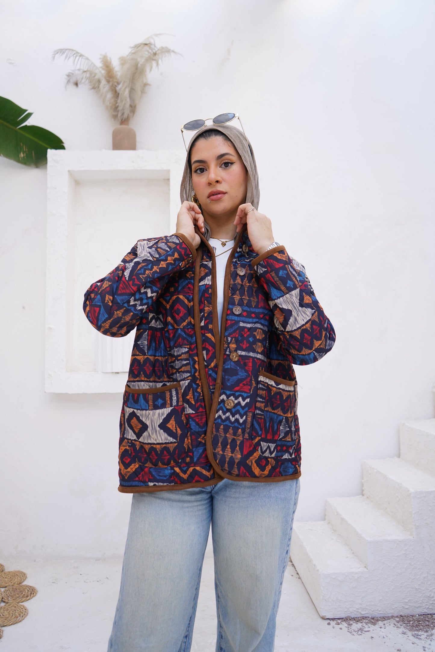 Nasaya Silva dark mixed colors Jacket