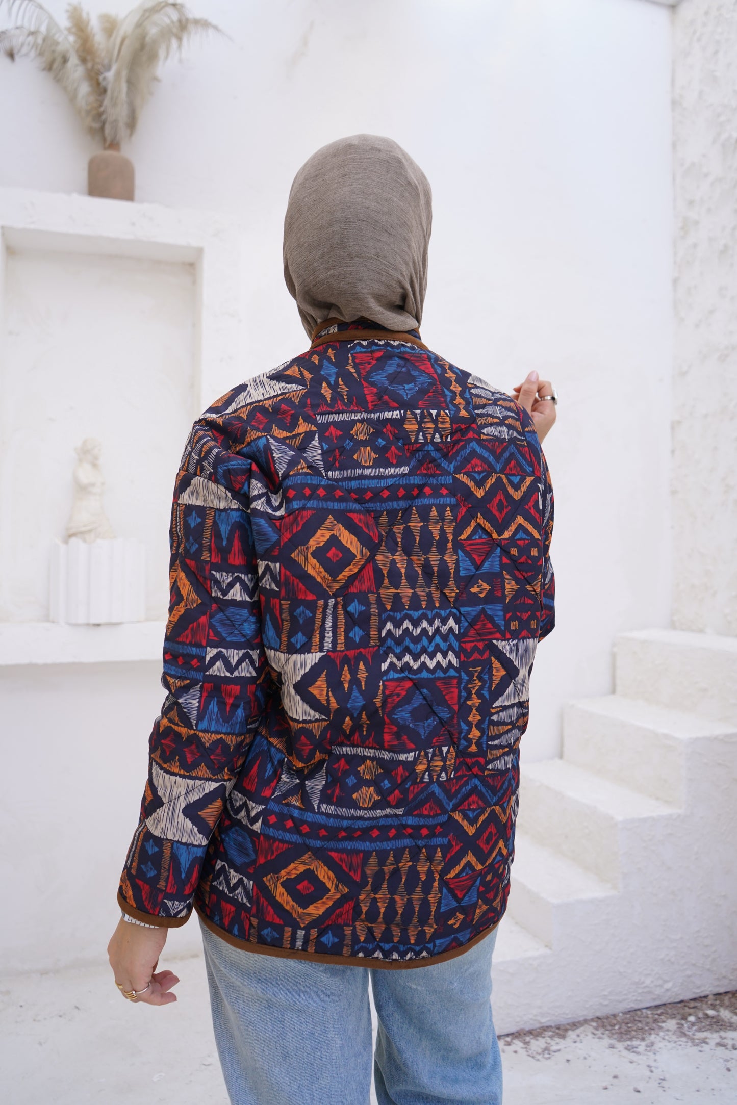 Nasaya Silva dark mixed colors Jacket