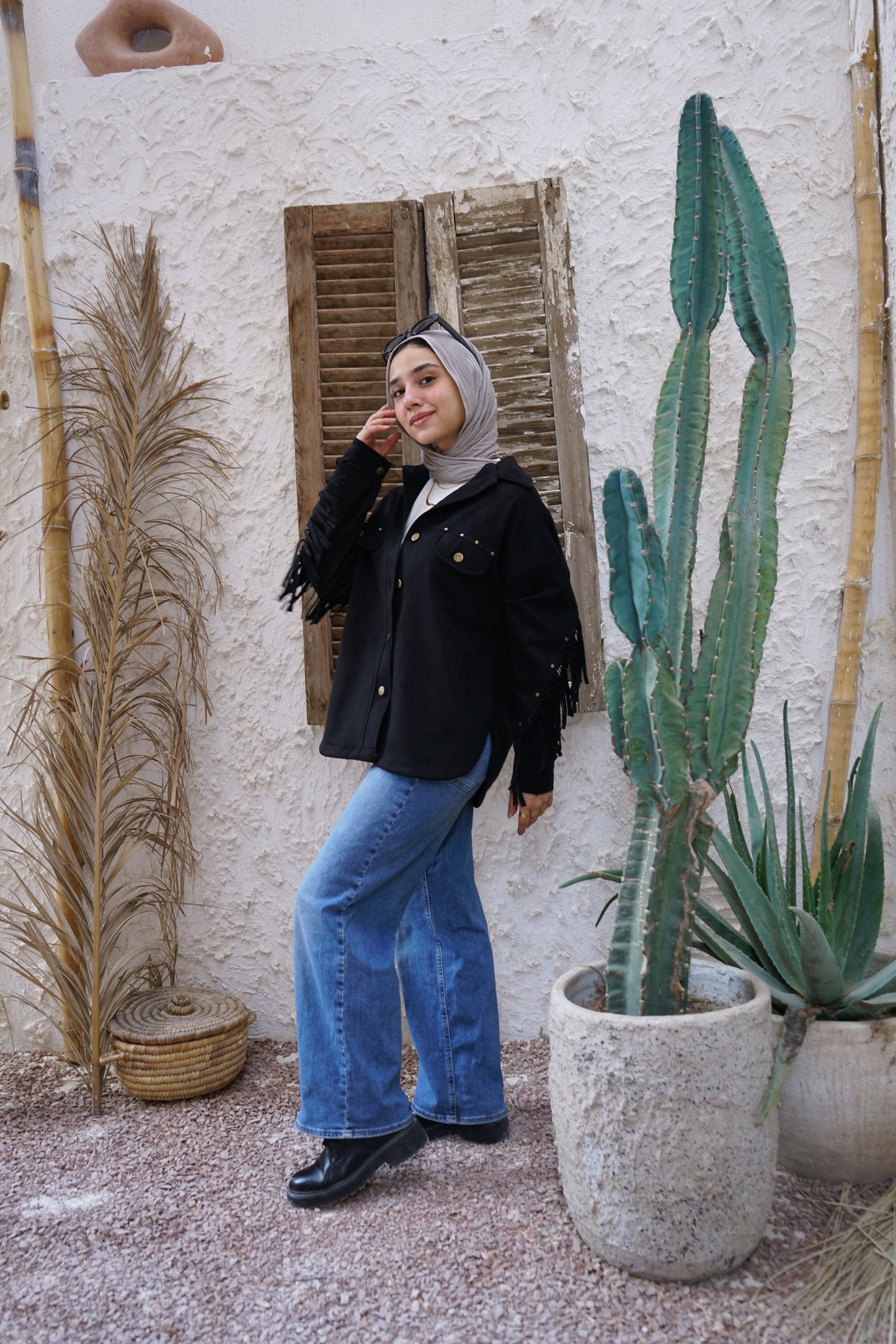 Nasaya modern west Black Jacket