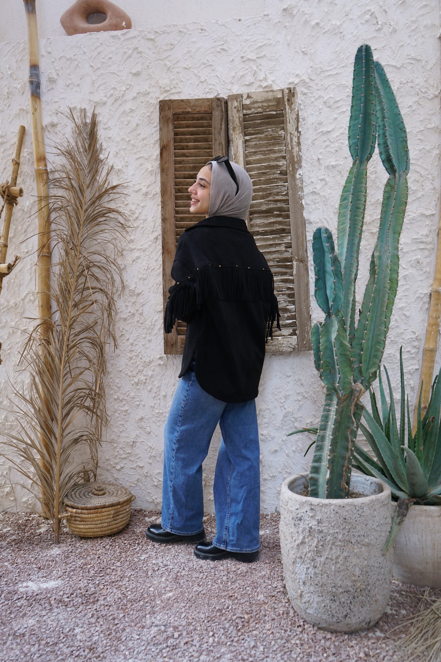 Nasaya modern west Black Jacket