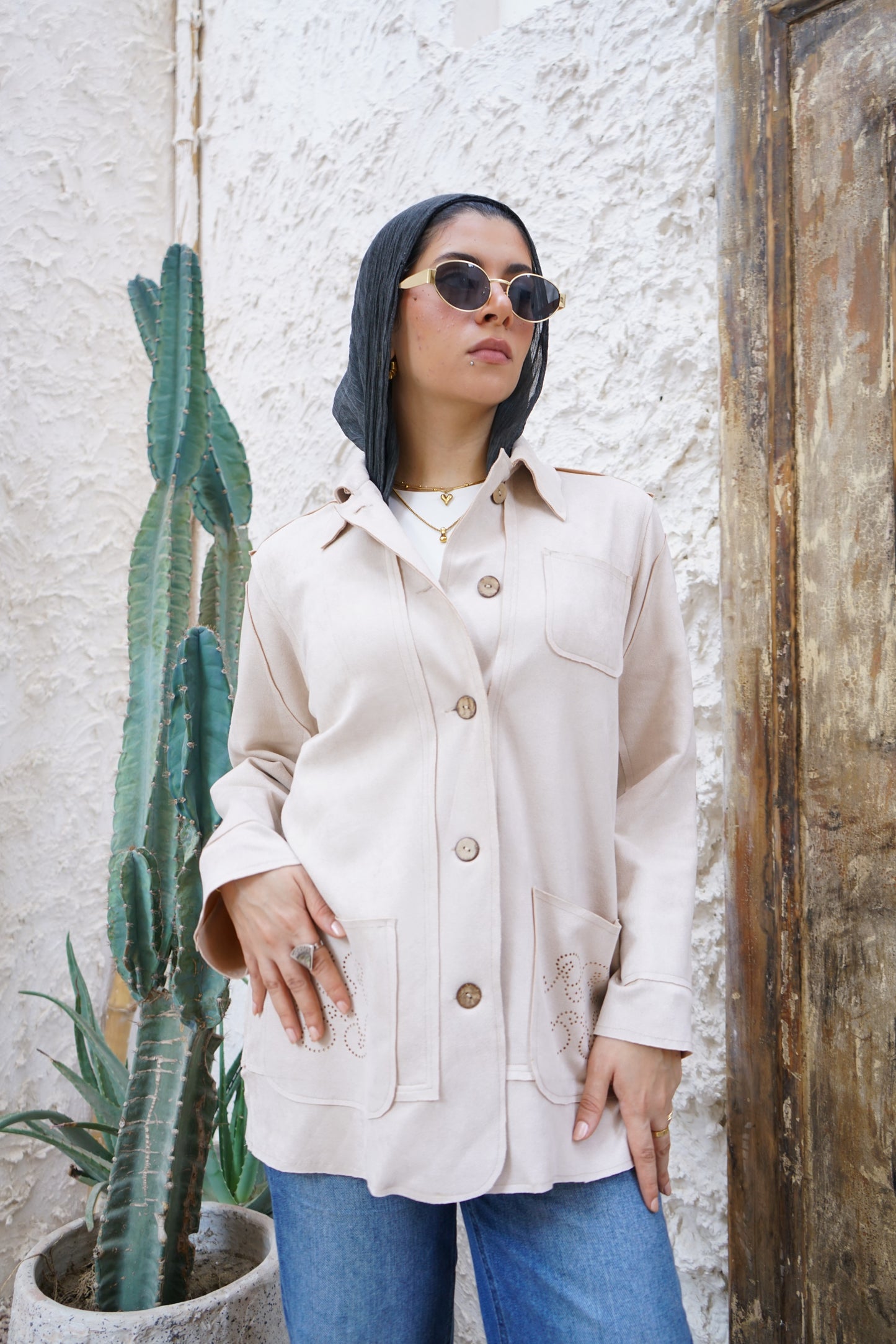 Nasaya classic chamois light beige Jacket