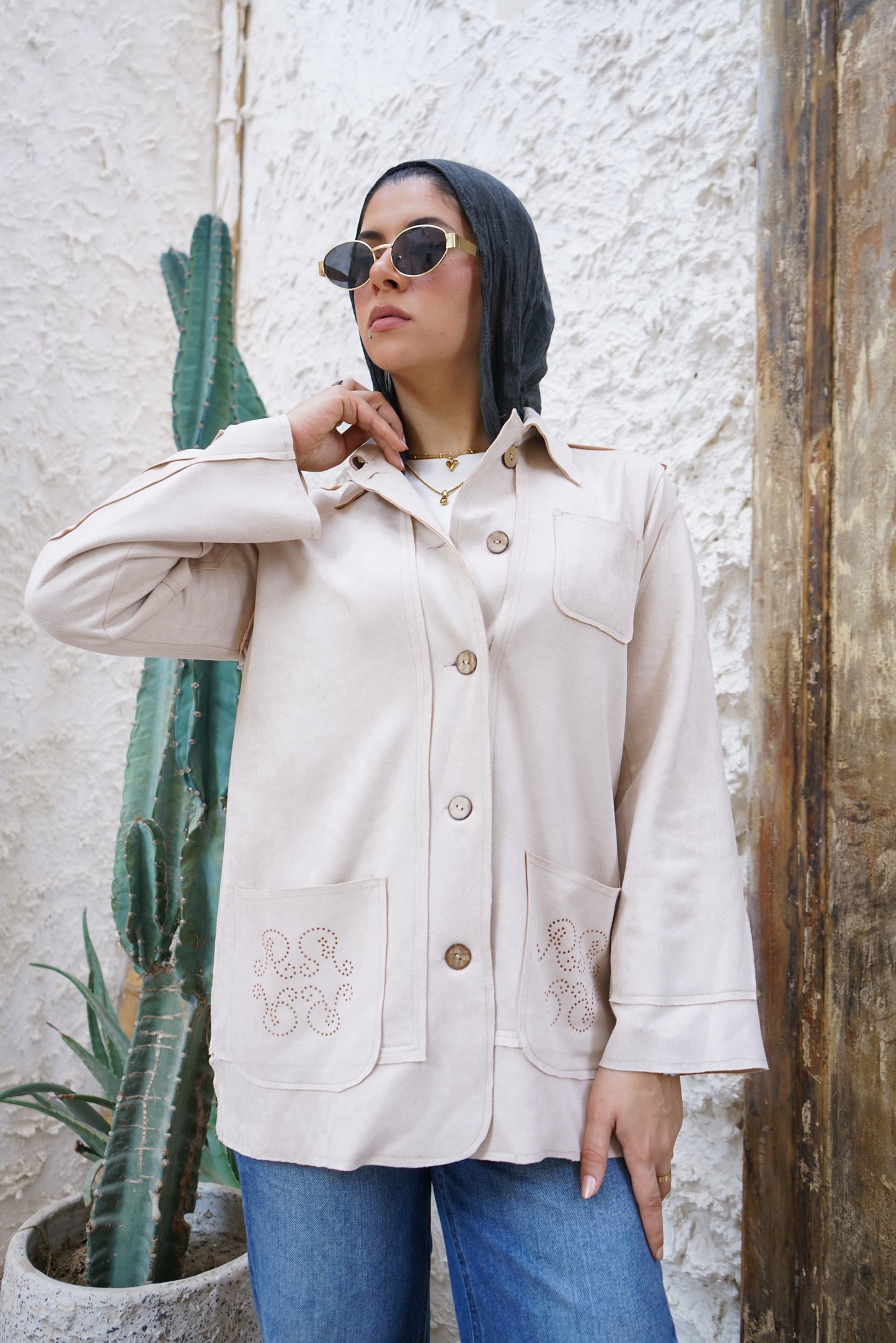 Nasaya classic chamois light beige Jacket